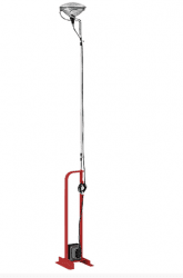 Golvlampa TOIO röd