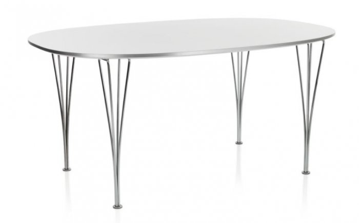 Matbord SUPERELLIPS B611 vit